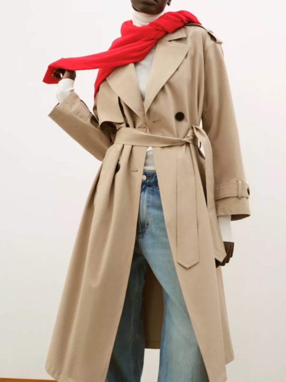 Zara Beige Trench Coat